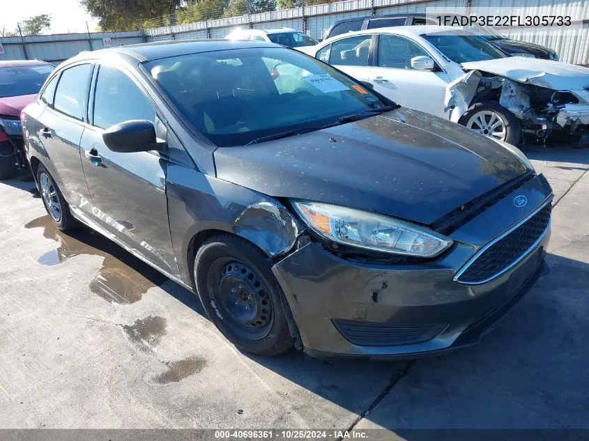 2015 Ford Focus S VIN: 1FADP3E22FL305733 Lot: 40696361