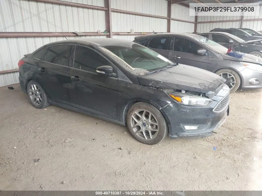 2015 Ford Focus Se VIN: 1FADP3F29FL379908 Lot: 40710387