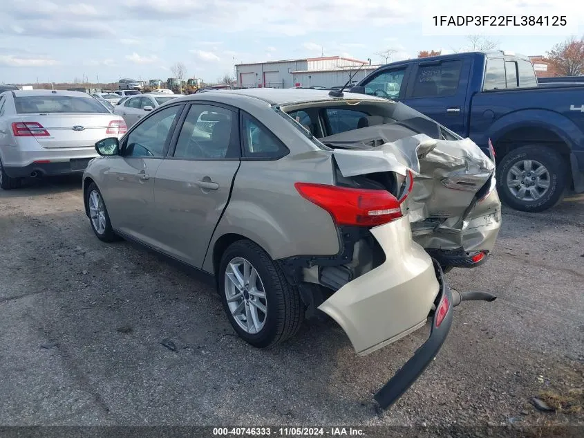 1FADP3F22FL384125 2015 Ford Focus Se