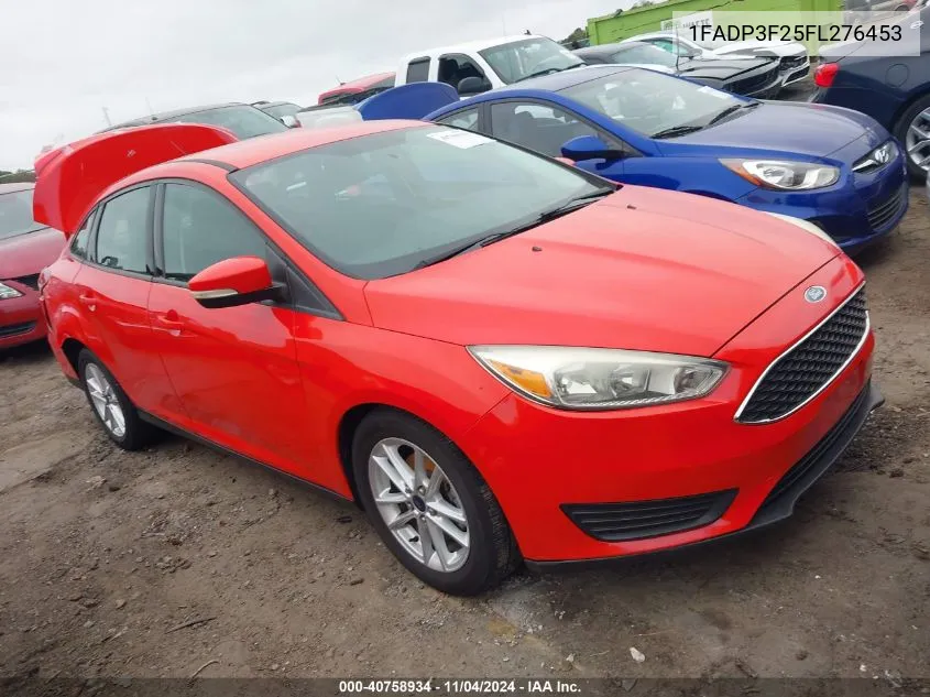 2015 Ford Focus Se VIN: 1FADP3F25FL276453 Lot: 40758934