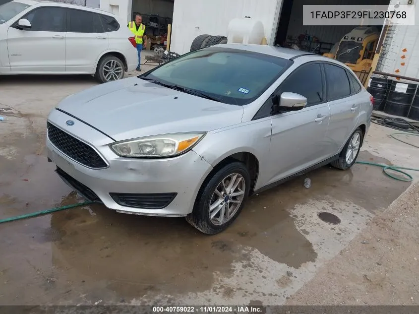 1FADP3F29FL230768 2015 Ford Focus Se