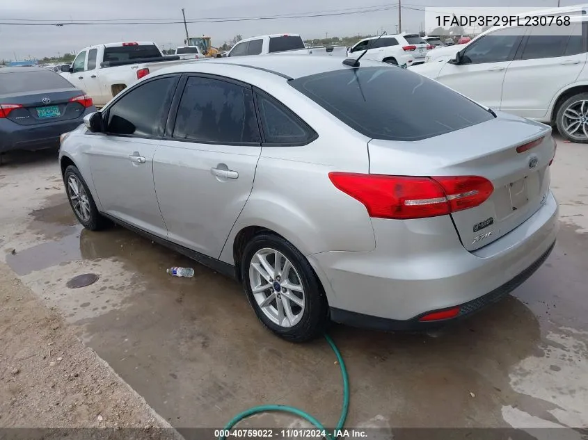 1FADP3F29FL230768 2015 Ford Focus Se