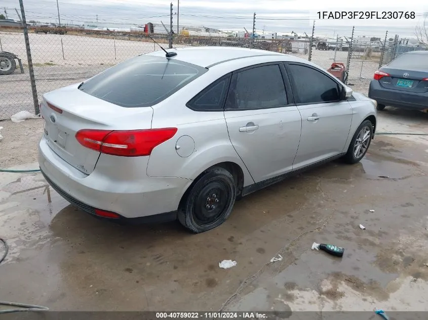 1FADP3F29FL230768 2015 Ford Focus Se