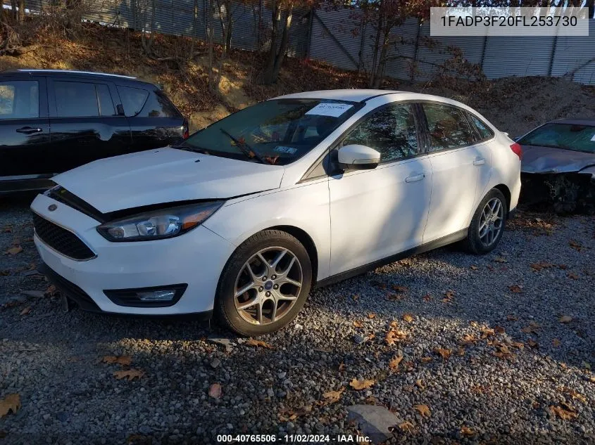 2015 Ford Focus Se VIN: 1FADP3F20FL253730 Lot: 40765506