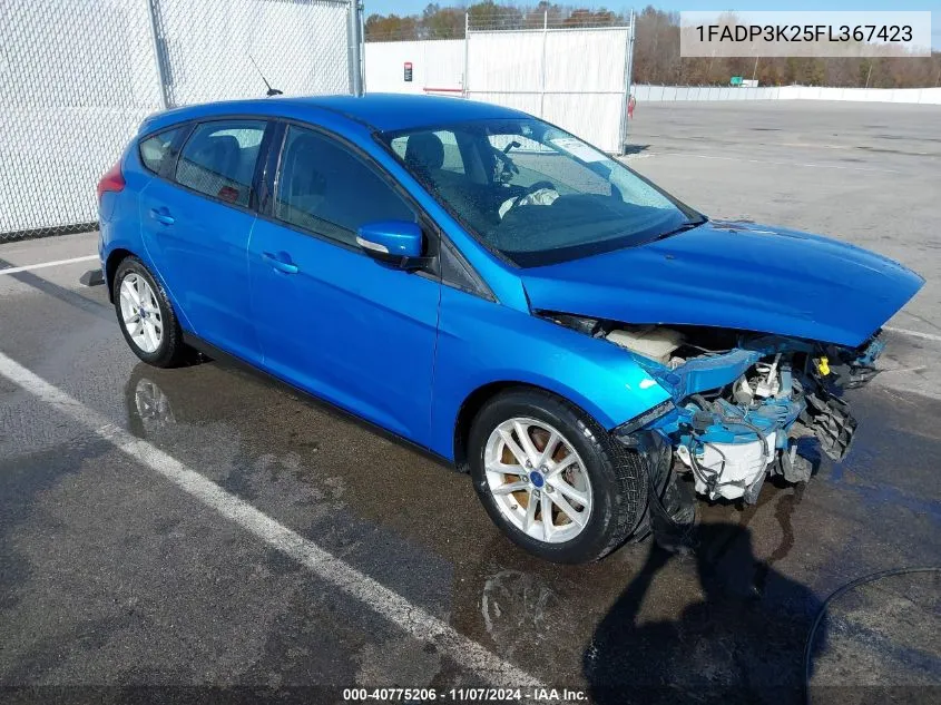 1FADP3K25FL367423 2015 Ford Focus Se