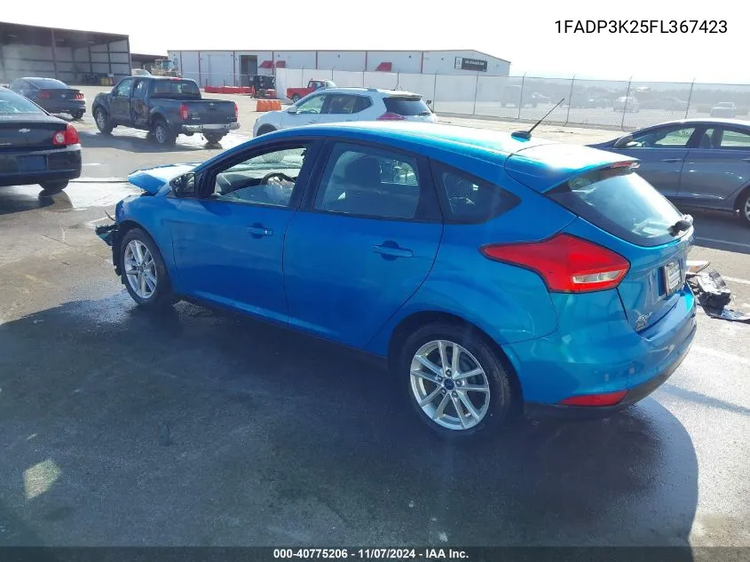 1FADP3K25FL367423 2015 Ford Focus Se