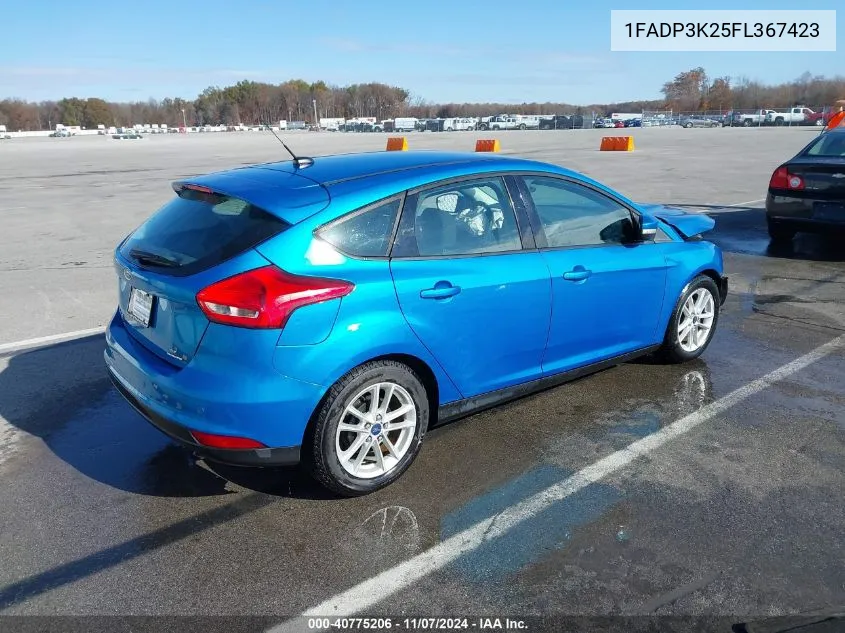 1FADP3K25FL367423 2015 Ford Focus Se