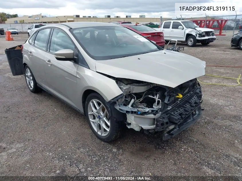 1FADP3F24FL319115 2015 Ford Focus Se