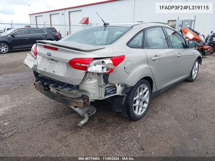 1FADP3F24FL319115 2015 Ford Focus Se