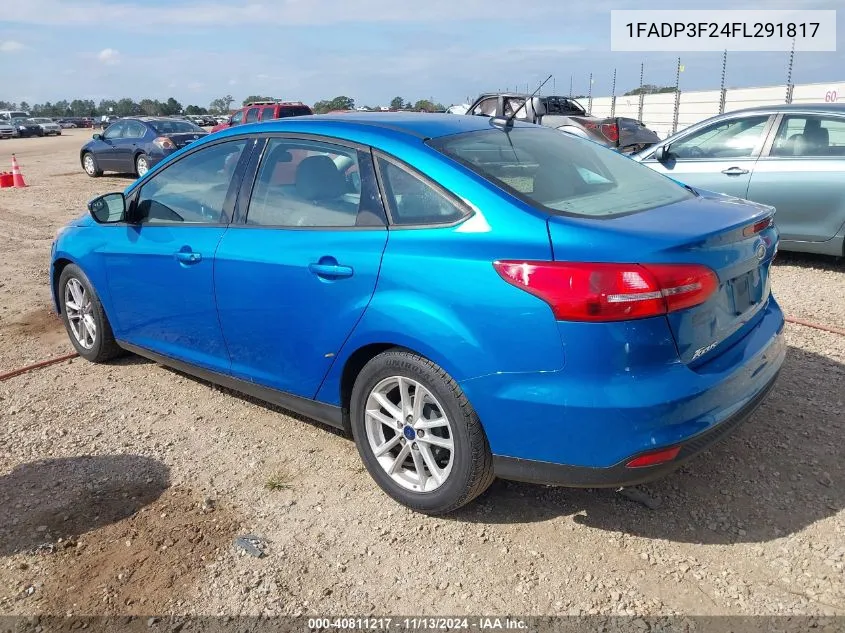 1FADP3F24FL291817 2015 Ford Focus Se