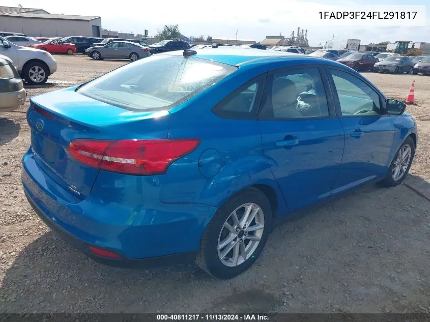 1FADP3F24FL291817 2015 Ford Focus Se