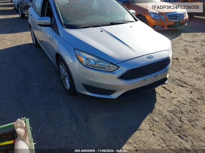 2015 Ford Focus Se VIN: 1FADP3K24FL308055 Lot: 40820805