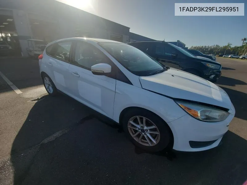 2015 Ford Focus Se VIN: 1FADP3K29FL295951 Lot: 40826313