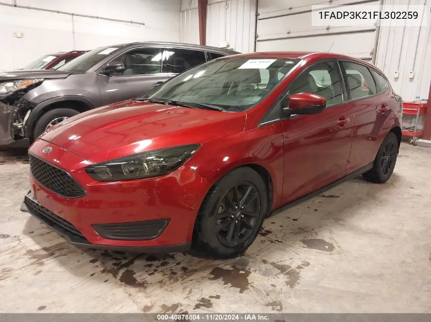 1FADP3K21FL302259 2015 Ford Focus Se