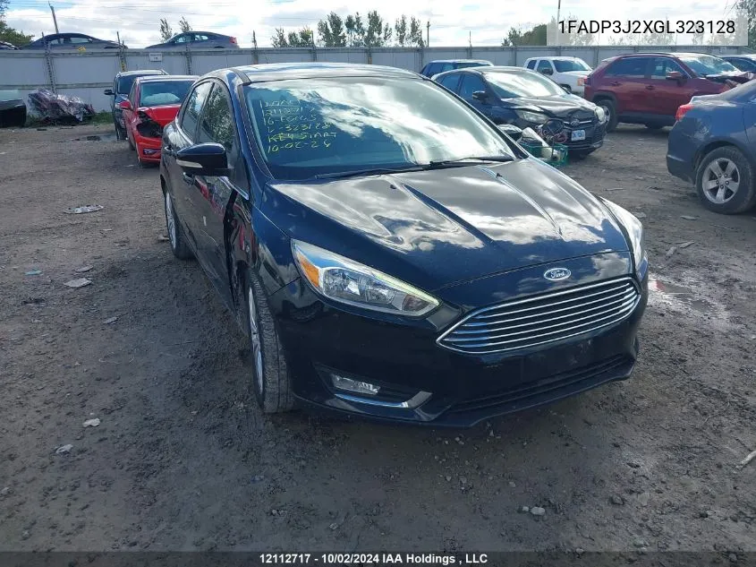 2016 Ford Focus VIN: 1FADP3J2XGL323128 Lot: 12112717