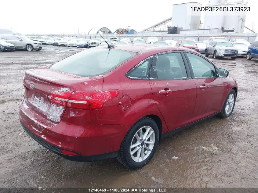 1FADP3F26GL373923 2016 Ford Focus Se