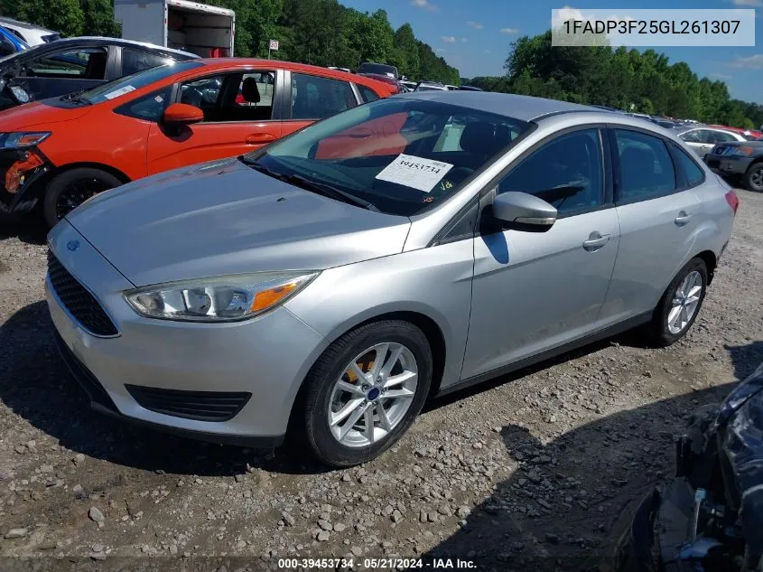 2016 Ford Focus Se VIN: 1FADP3F25GL261307 Lot: 39453734