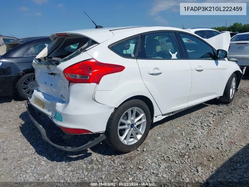 1FADP3K21GL222459 2016 Ford Focus Se