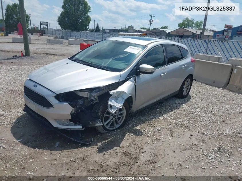 1FADP3K29GL325337 2016 Ford Focus Se