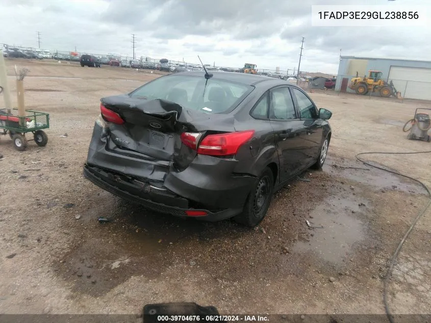 1FADP3E29GL238856 2016 Ford Focus S