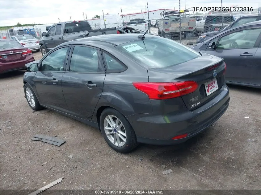 1FADP3F25GL373816 2016 Ford Focus Se