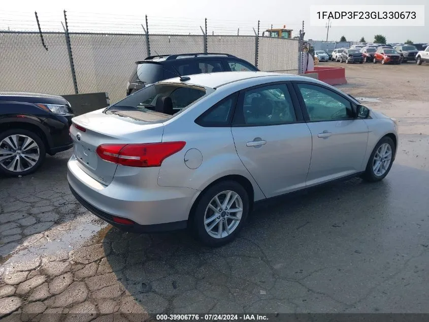 1FADP3F23GL330673 2016 Ford Focus Se