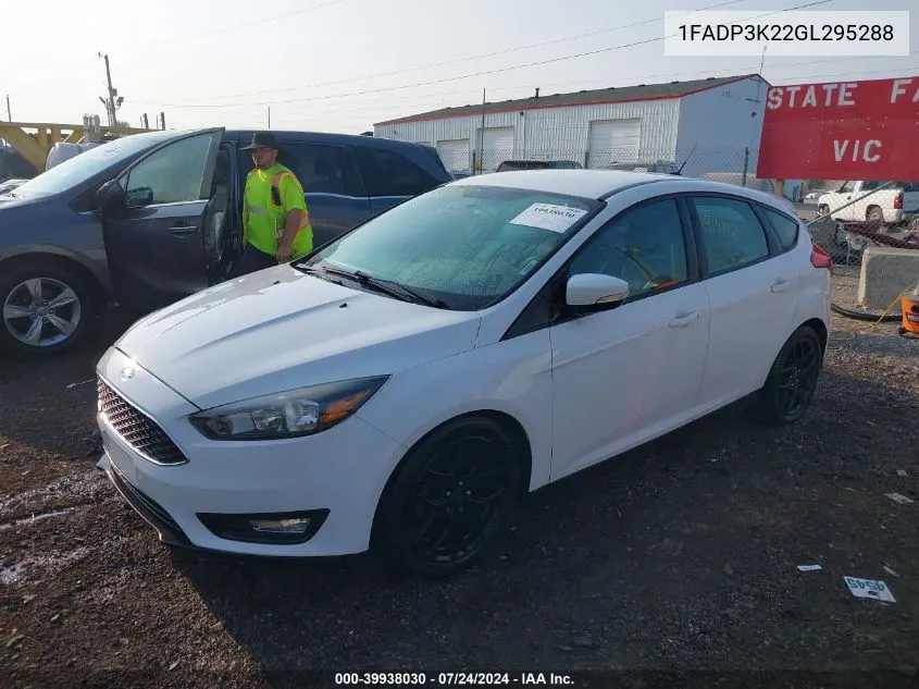 1FADP3K22GL295288 2016 Ford Focus Se