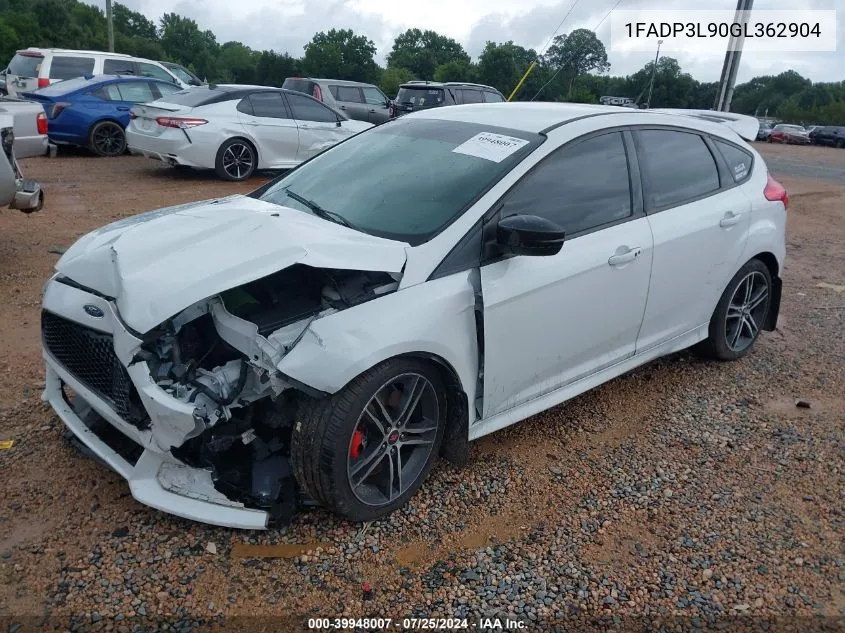 2016 Ford Focus St VIN: 1FADP3L90GL362904 Lot: 39948007