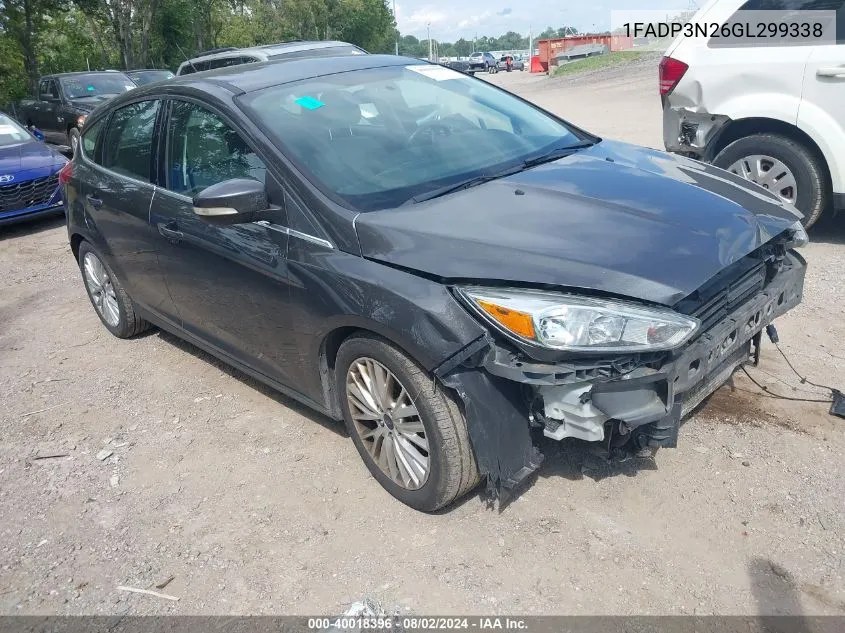 1FADP3N26GL299338 2016 Ford Focus Titanium