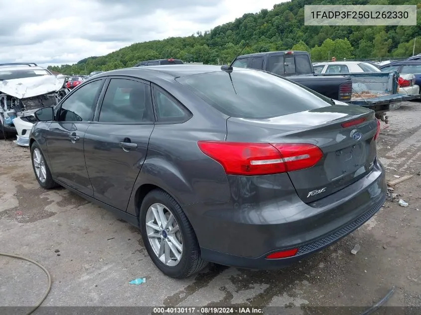 1FADP3F25GL262330 2016 Ford Focus Se