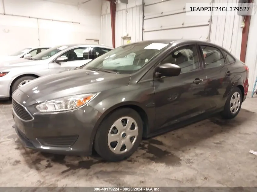 2016 Ford Focus S VIN: 1FADP3E24GL379527 Lot: 40179224