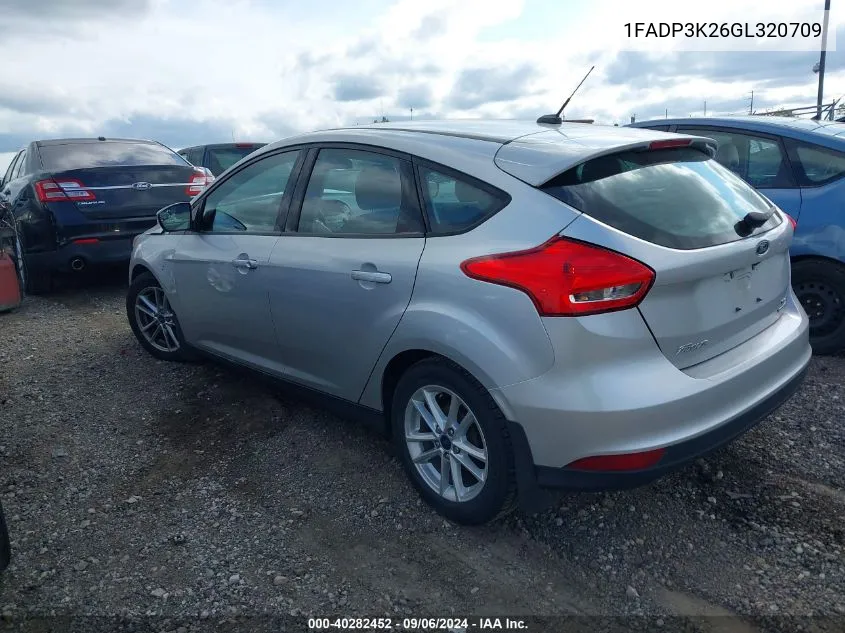 1FADP3K26GL320709 2016 Ford Focus Se