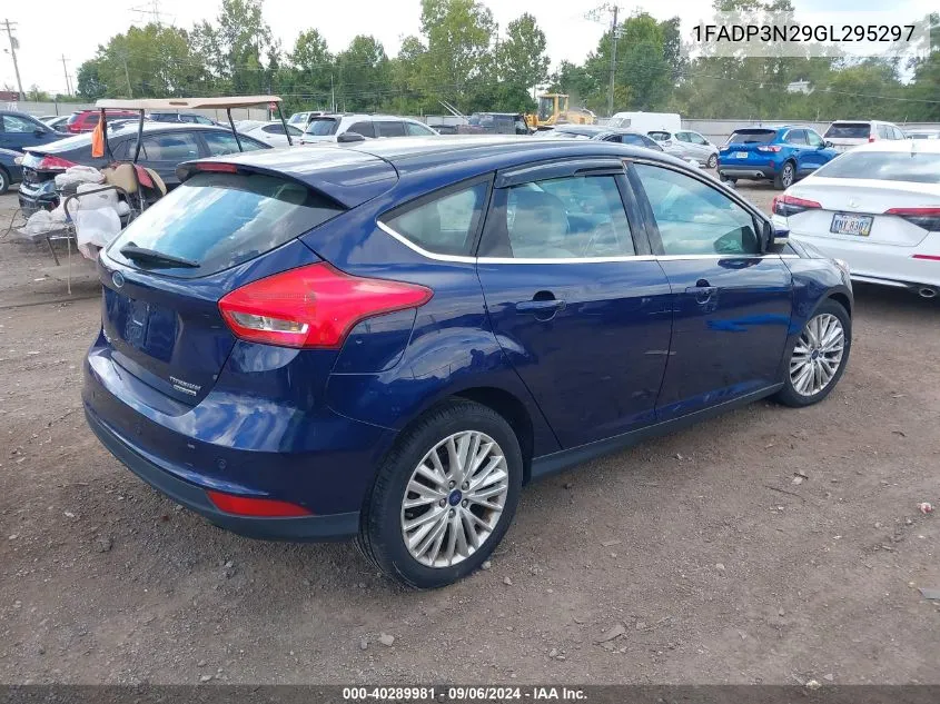 2016 Ford Focus Titanium VIN: 1FADP3N29GL295297 Lot: 40289981