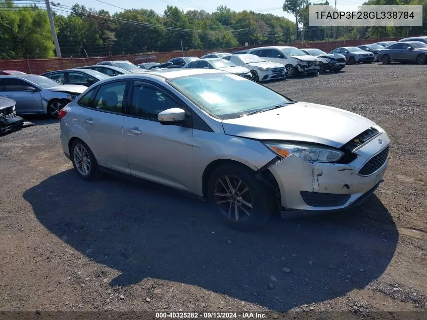 2016 Ford Focus Se VIN: 1FADP3F28GL338784 Lot: 40325282