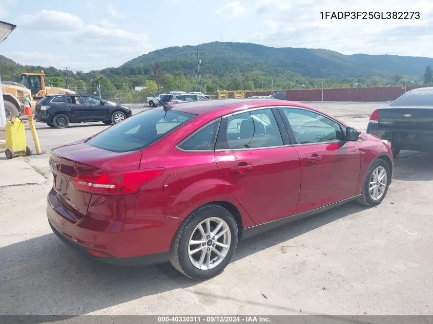 1FADP3F25GL382273 2016 Ford Focus Se