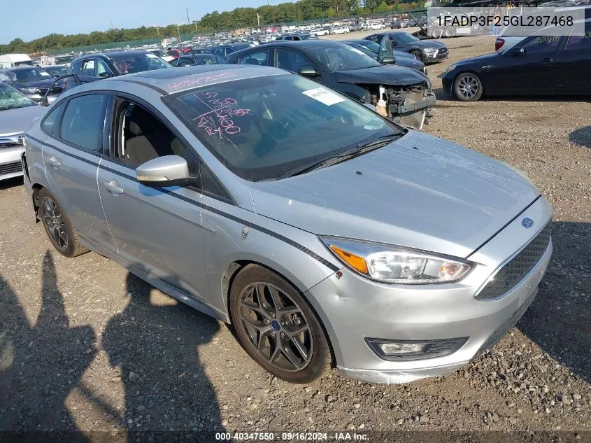 1FADP3F25GL287468 2016 Ford Focus Se