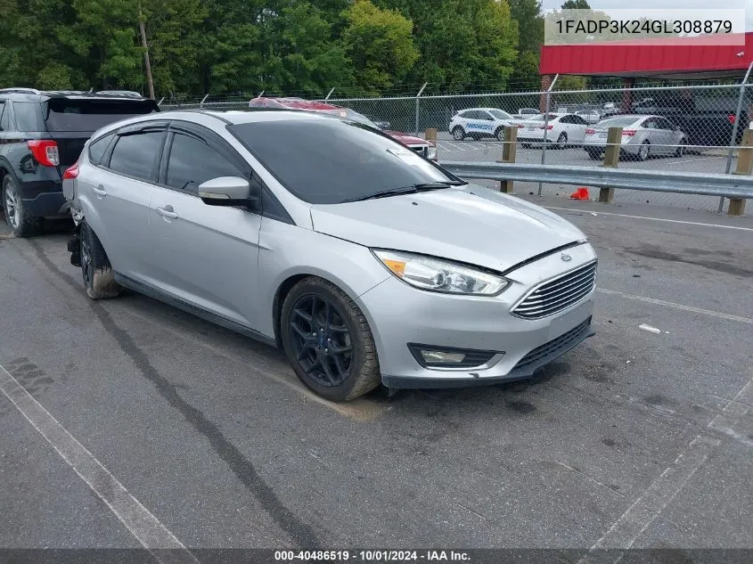 2016 Ford Focus Se VIN: 1FADP3K24GL308879 Lot: 40486519