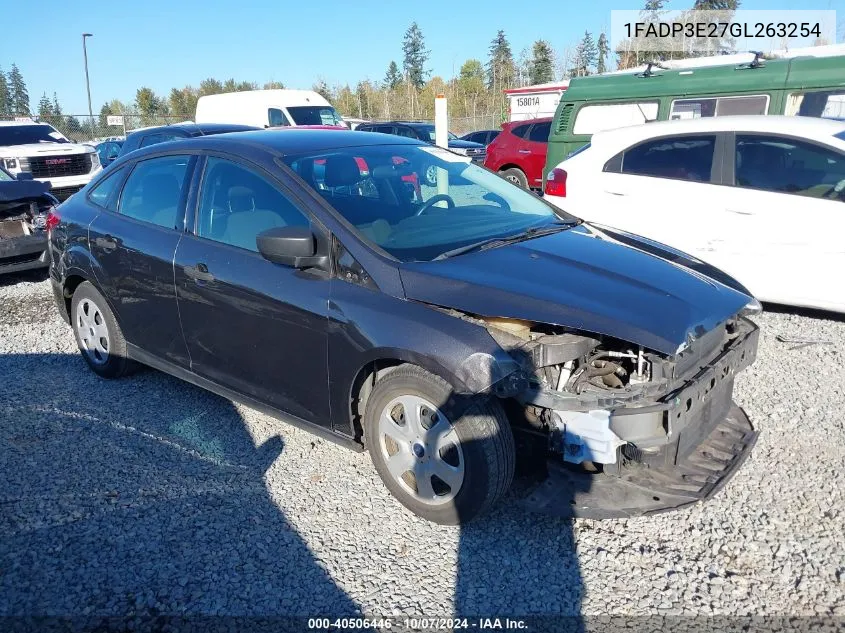 2016 Ford Focus S VIN: 1FADP3E27GL263254 Lot: 40506446