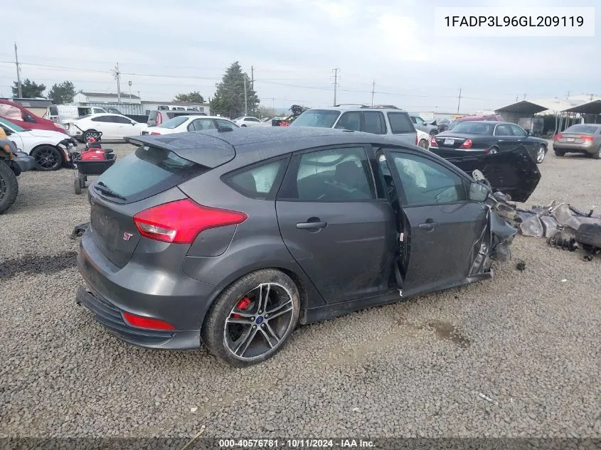 1FADP3L96GL209119 2016 Ford Focus St