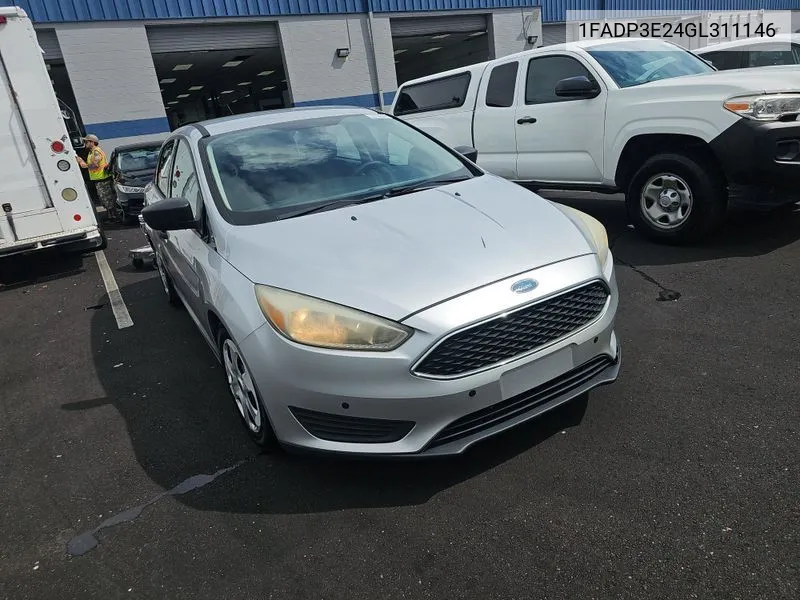 2016 Ford Focus S VIN: 1FADP3E24GL311146 Lot: 40588912