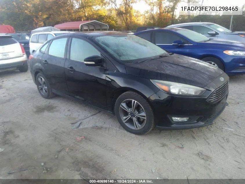 2016 Ford Focus Se VIN: 1FADP3FE7GL298465 Lot: 40696140