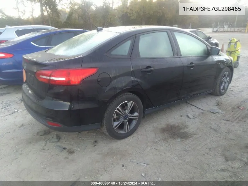 2016 Ford Focus Se VIN: 1FADP3FE7GL298465 Lot: 40696140