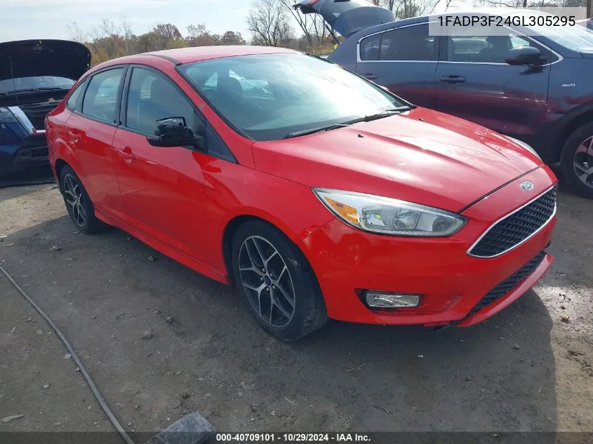 2016 Ford Focus Se VIN: 1FADP3F24GL305295 Lot: 40709101