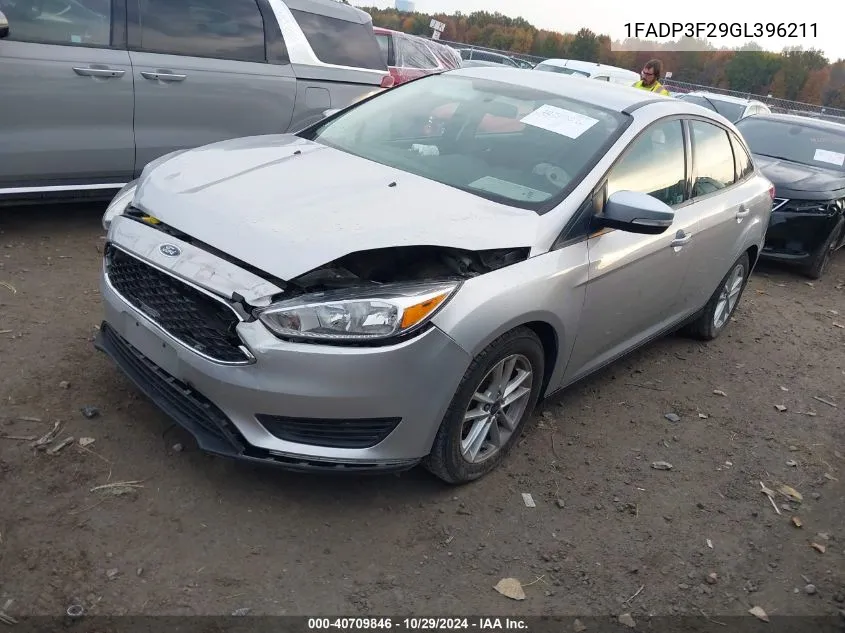 2016 Ford Focus Se VIN: 1FADP3F29GL396211 Lot: 40709846