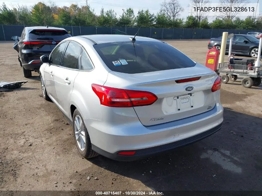 2016 Ford Focus Se VIN: 1FADP3FE5GL328613 Lot: 40715407