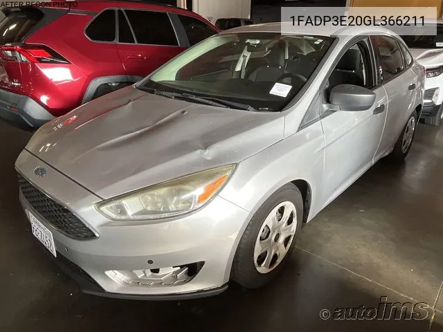 2016 Ford Focus S VIN: 1FADP3E20GL366211 Lot: 40803169