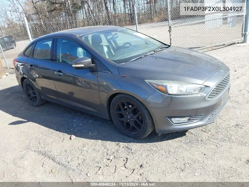 1FADP3F2XGL304927 2016 Ford Focus Se