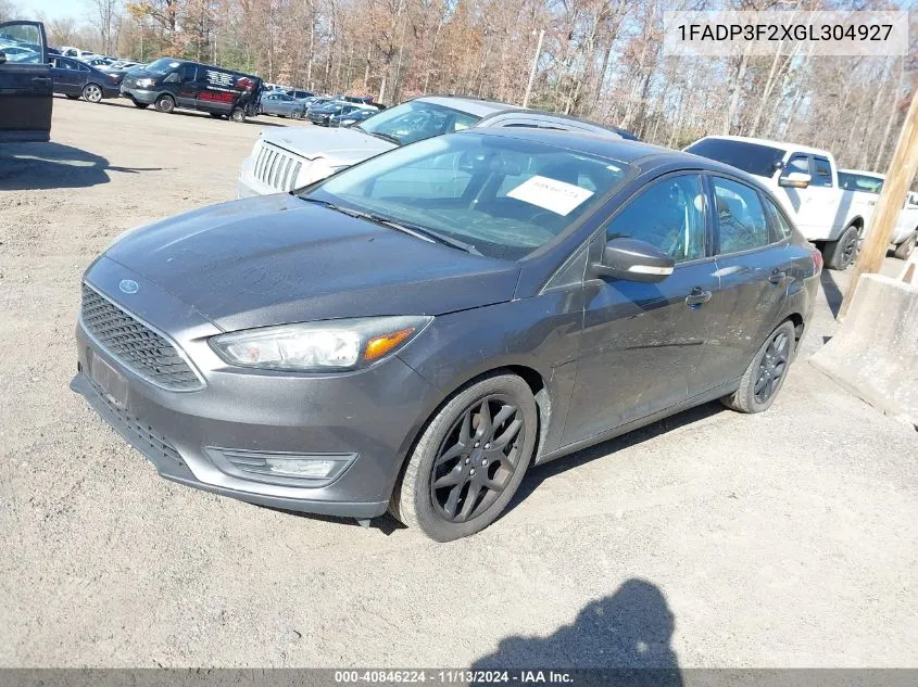 1FADP3F2XGL304927 2016 Ford Focus Se