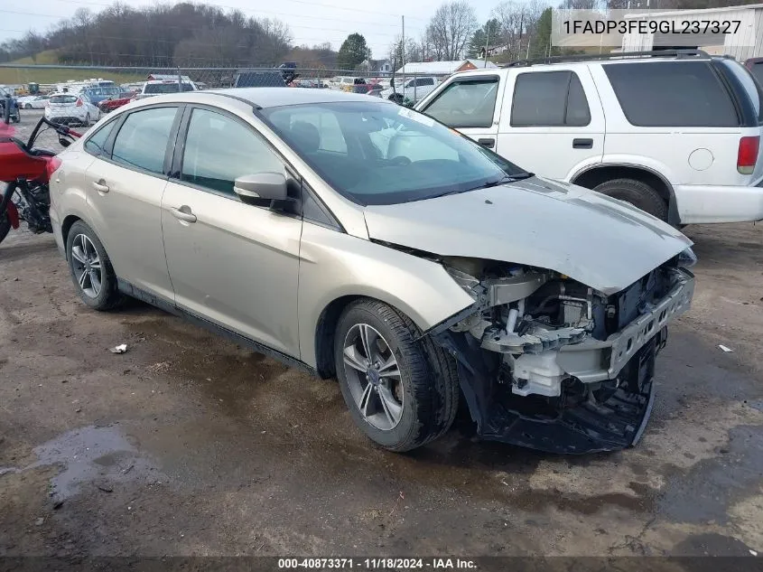 2016 Ford Focus Se VIN: 1FADP3FE9GL237327 Lot: 40873371