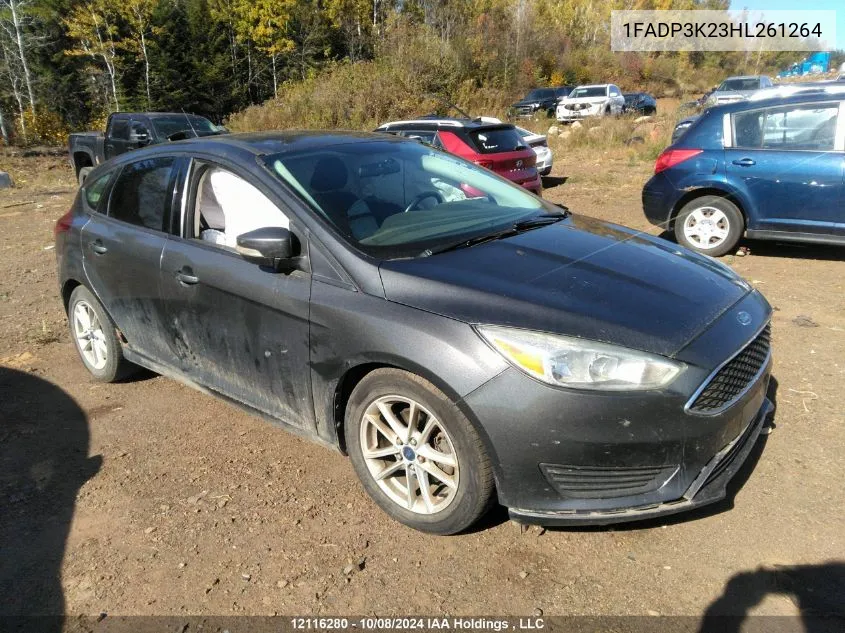 2017 Ford Focus Se VIN: 1FADP3K23HL261264 Lot: 12116280